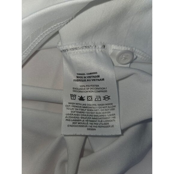 North Texas Mean Green Nike Dri-Fit White Polo Shirt XXL - Picture 6 of 7